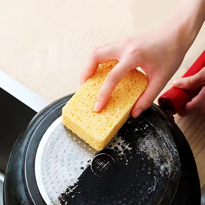 Κουζίνα σφουγγάρι μικροινών που καθαρίζει το φυσικό σφουγγάρι κυτταρίνης κουζίνας σισάλ λουφά καθαρισμού